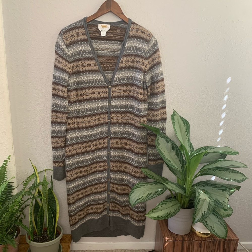 Talbots 100% Merino Wool Long Sweater